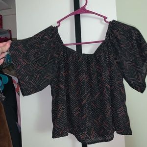F21 Flowy Crop Top